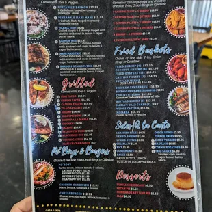 ramen and noodles, menu