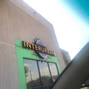 the front of the restaurant