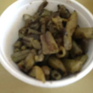 I can&apos;t believe they would serve this, doesn&apos;t even look like a green bean!