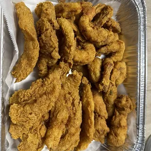 Fried Fish, shrimp, tenders