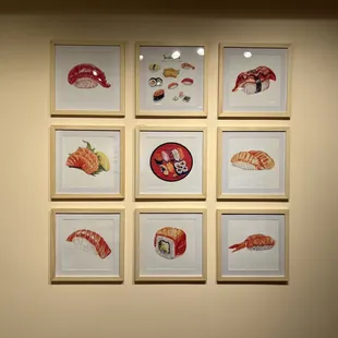 Sushi wall :) What's your favorite?