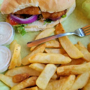 Fried Cod Fillets