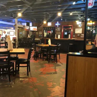 Inside the restaurant