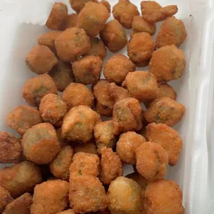a tray of fried fish and chips
