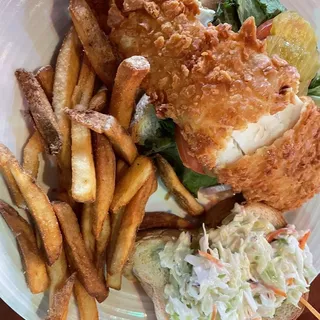 Fried Flounder Sandwich