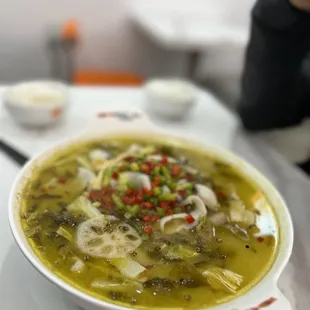 Green Szechuan Pepper and Fish