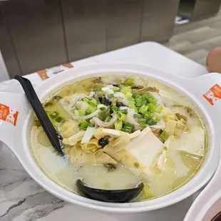 Sauerkraut Fish Soup