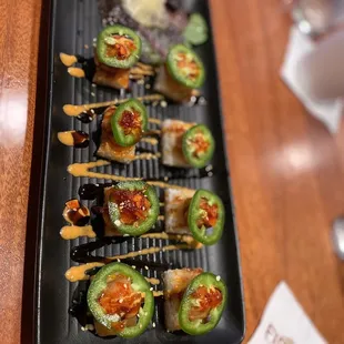 Crispy Rice Spicy Tuna - I think they could have been a bit crispier and lacked a bit of flavor but still good