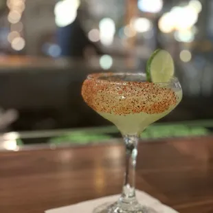 Spicy Margarita straight up