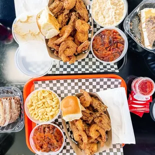 Fish shrimp and Oyster Combo