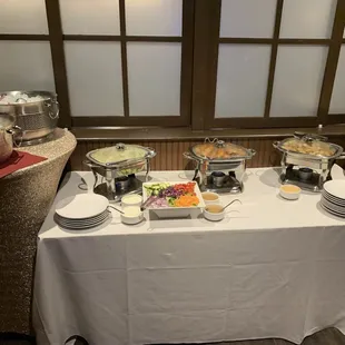 Dinner is served