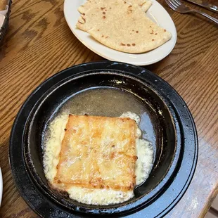 a plate of food on a table