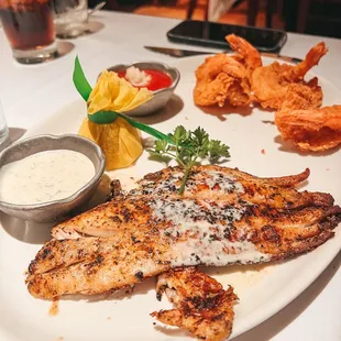 Combo with shrimp &amp; trigger fish.