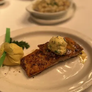 a plate of food on a table