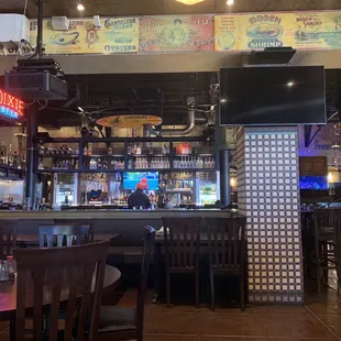 the interior of the restaurant