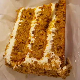 Carrot cake, not the best