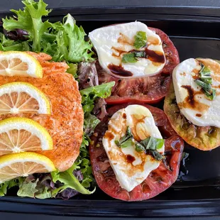 Salmon &amp; Caprese