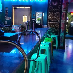 a neon bar
