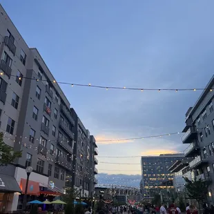 outside