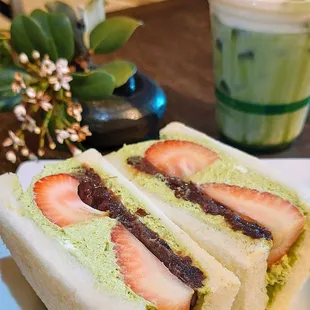 The fruit sando from Guruguru Kitchen was delicious!