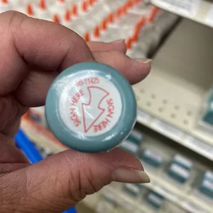 Self inking stamp with sign here!