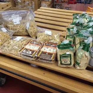 a variety of food items