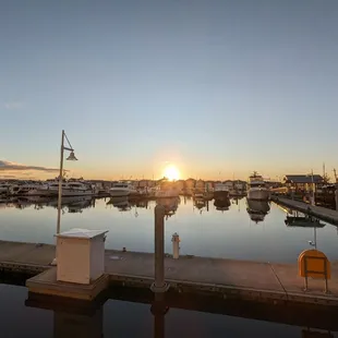 View of the marina