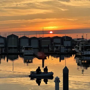 Sunset view from just about all the tables