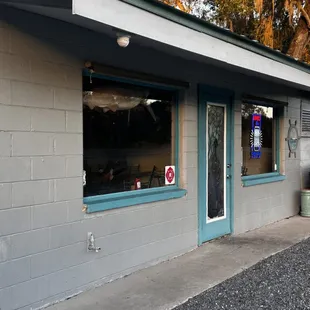 the front of the store