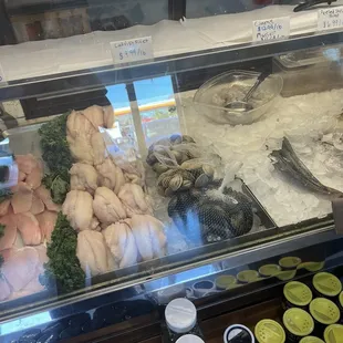 Fresh seafood