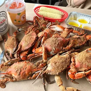 Dozen Large Crabs ($95)