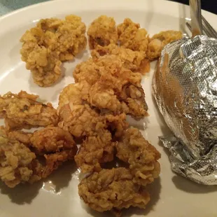 chicken wings and fried chicken, food