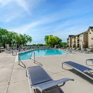 Resort Style Pool with Sundeck