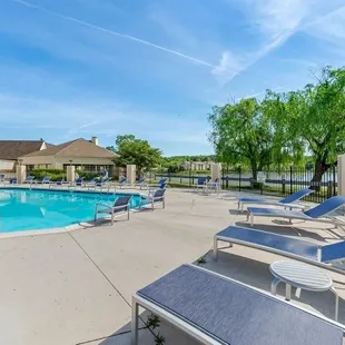 Resort Style Pool with Sundeck