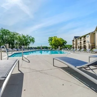 Resort Style Pool with Sundeck