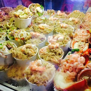 Crab Cocktails, Squid Salad and other Goodies