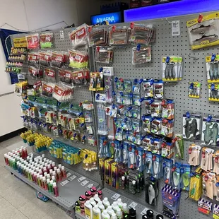 soft baits, scents, jigs and hooks