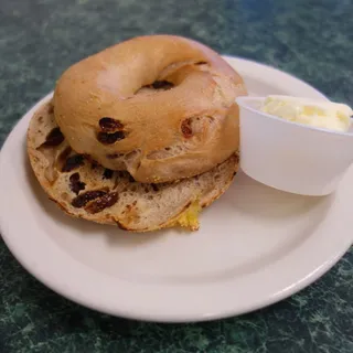 Bagel with Butter and Jelly