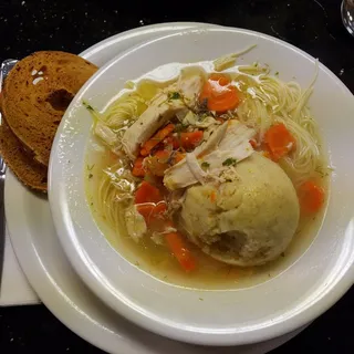 Chicken Noodle with Matzoh Ball