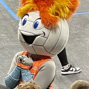 Pepper Indy Ignite Volleyball mascot