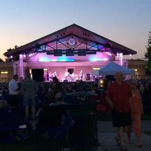 a crowd of people at a concert