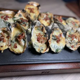 Rockefeller oysters