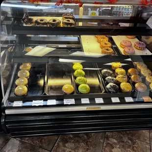 a variety of baked goods