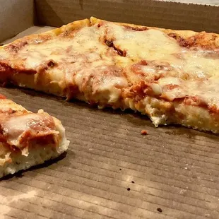 Pizza here is typically quite good, but this is not a deep dish pizza.