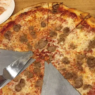 pizza, food