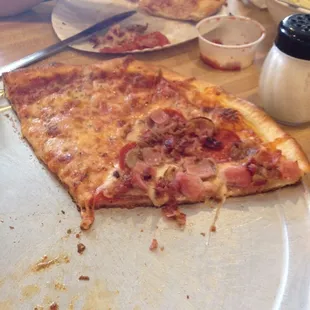 Slice cheese, slice meat.