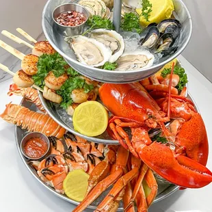 Seafood tower