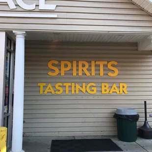 the front of the store