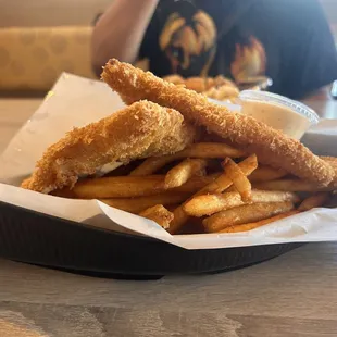 Fried Fish and Chips ‍‍