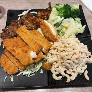 Bbq chicken and Katsu &amp; Chicken Combo